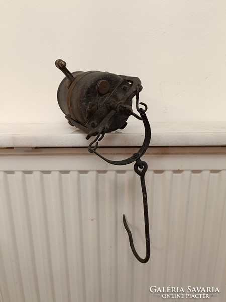 Antique miner's trencher carbide lamp 960 7648