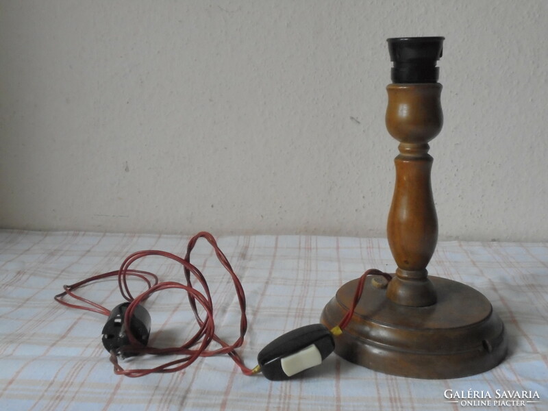 Table wood lamp