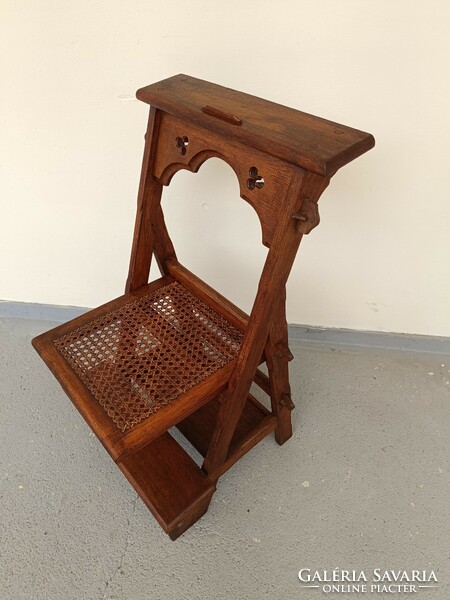 Antique kneeling prayer chair prayer chair hardwood carved Christian furniture 992 7701