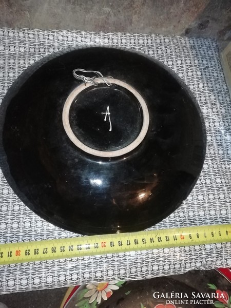 Jelzett retro fali tányér 30 cm