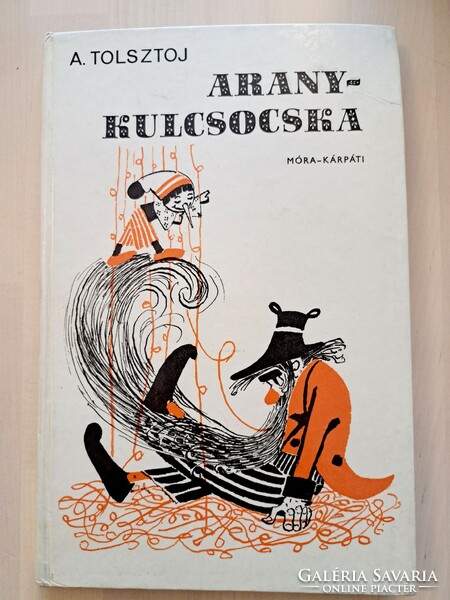 A. Tolsztoj: Arany kulcsocska, Burattino  retró mesekönyv