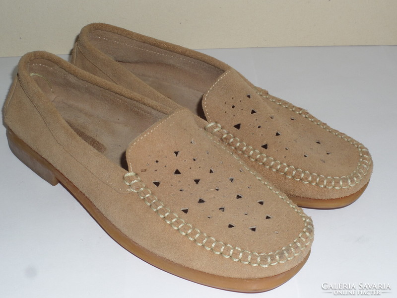 Drapp faux leather moccasin (size 40)