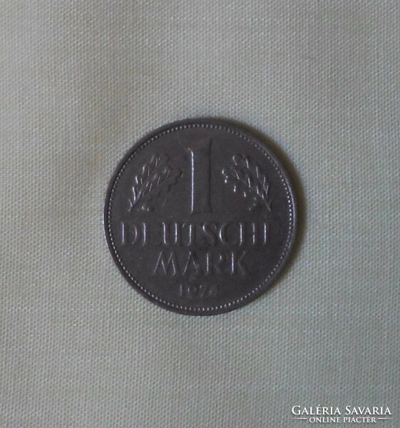 Német pénz – érme, Deutsche Mark (NSZK márka, 1974, 1977)