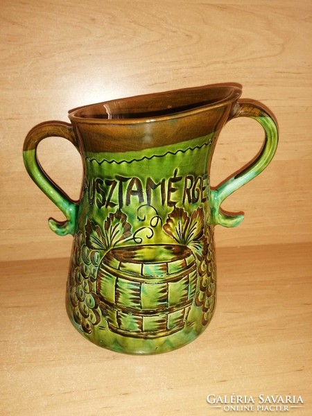 Mihály Szűcs pusztamerges 1200 1997 ceramic object - height 20 cm (29/d)