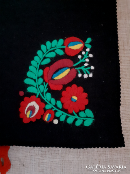Post book cover decorated with matyó embroidery, made with old handwork, booklet cover with silk lining