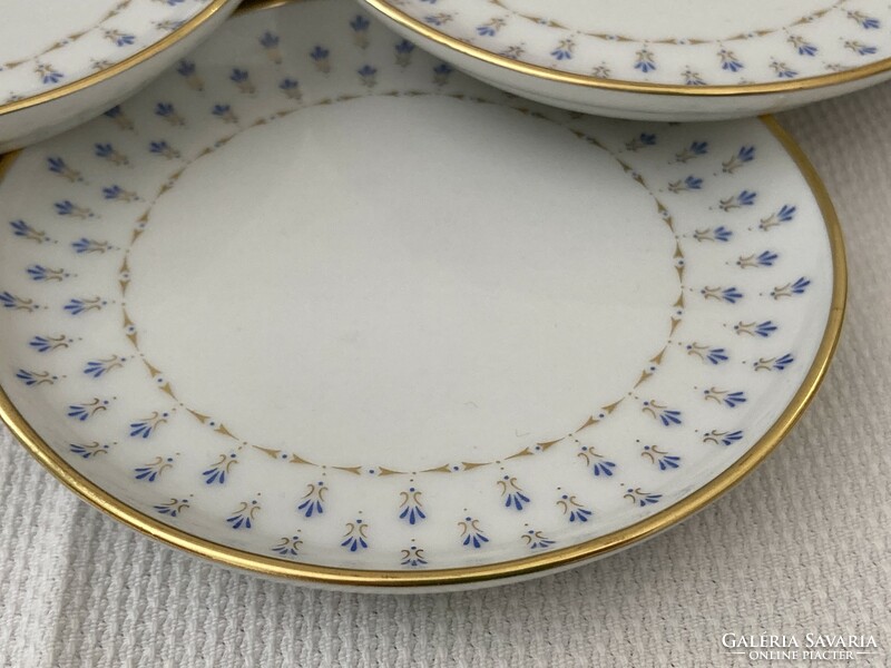 Nyugatnémet Kaiser porcelán kis desszertes tányér készlet
