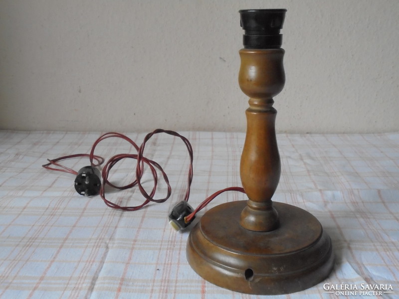 Table wood lamp