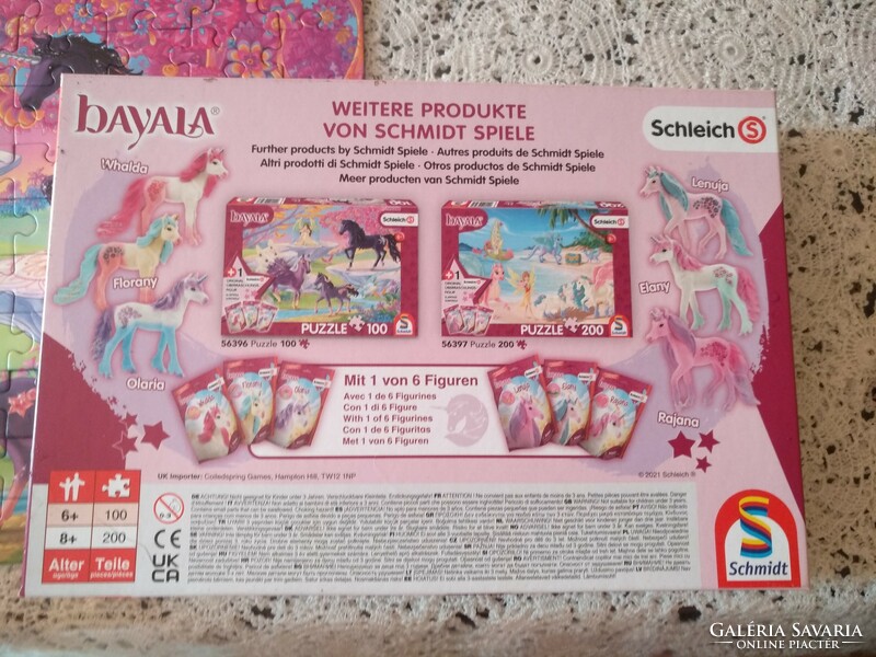 Schleich puzzle 100 db os Bayala , alkudható