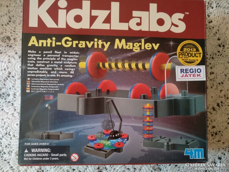 KidzLabs, mágneses fizikai kísérletek gyerekeknek, tudományos játék, alkudható