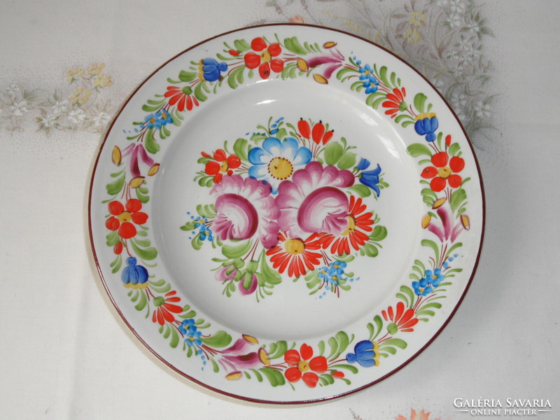 Old Czech porcelain wall plate