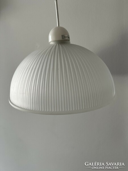 Ceiling lamp with glass shade