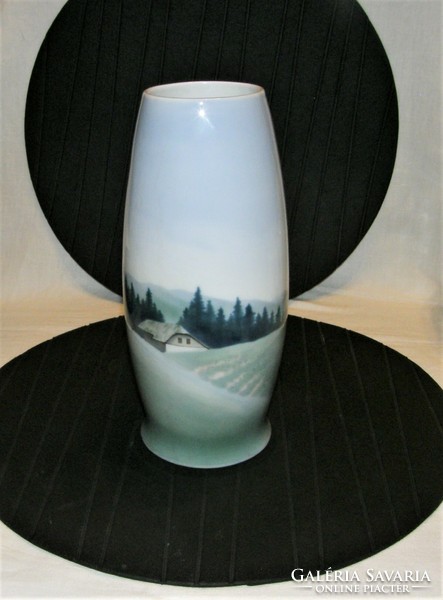 Antique metzler & ortloff porcelain vase - 1890-1945 - 25 cm