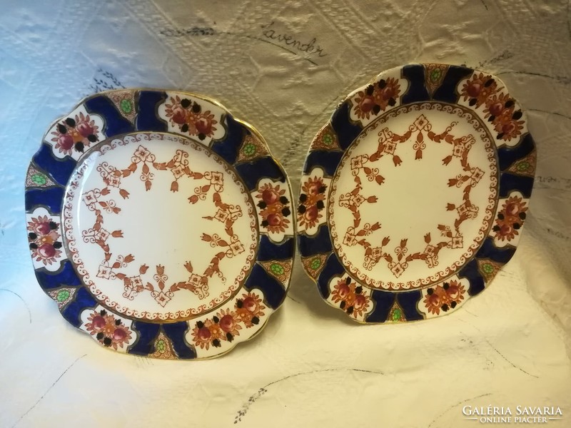English porcelain faience small plate