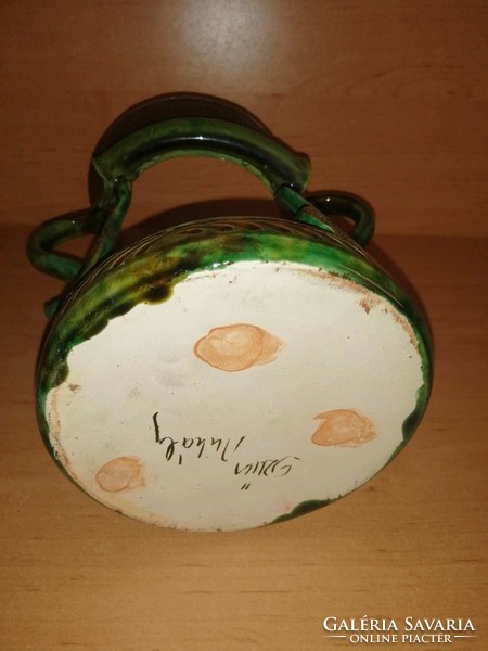 Mihály Szűcs pusztamerges 1200 1997 ceramic object - height 20 cm (29/d)