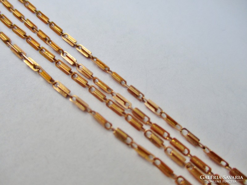 Very nice old longer 14kt gold necklace