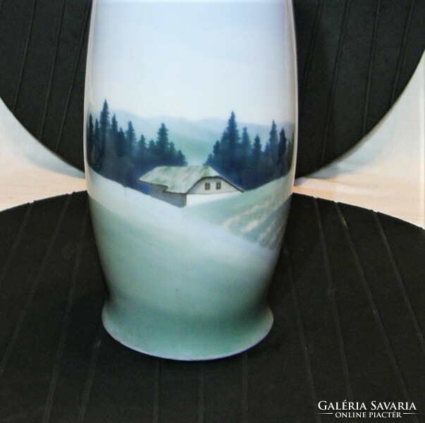 Antique metzler & ortloff porcelain vase - 1890-1945 - 25 cm