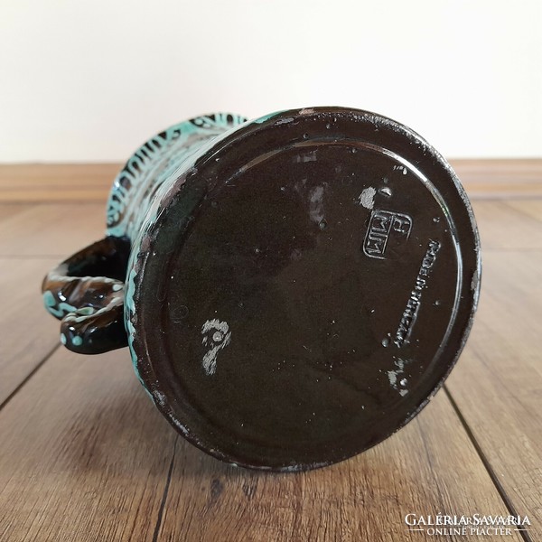 Régi HMV Hódmezővásárhelyi kerámia váza