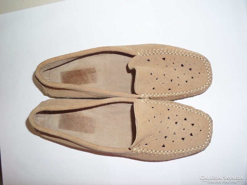 Drapp faux leather moccasin (size 40)