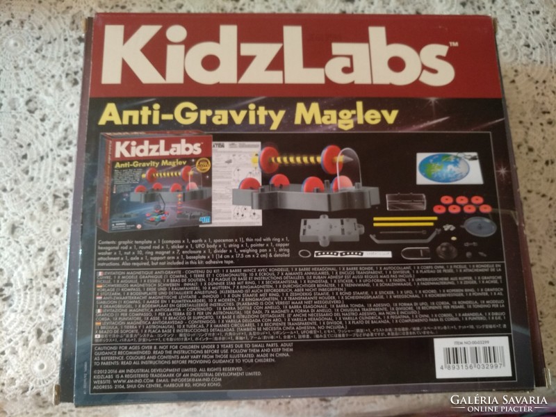KidzLabs, mágneses fizikai kísérletek gyerekeknek, tudományos játék, alkudható