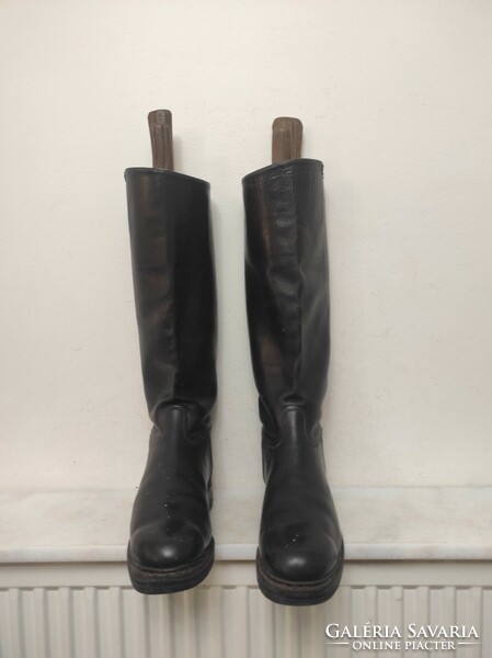 Antique leather men's boots, size 43, stiffener inside 493 7544