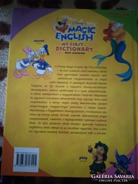 Disney magic English, az első angol szótáram, My first dictionary,, Alkudható