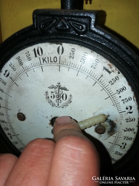 Antique scales are in the condition shown in the pictures