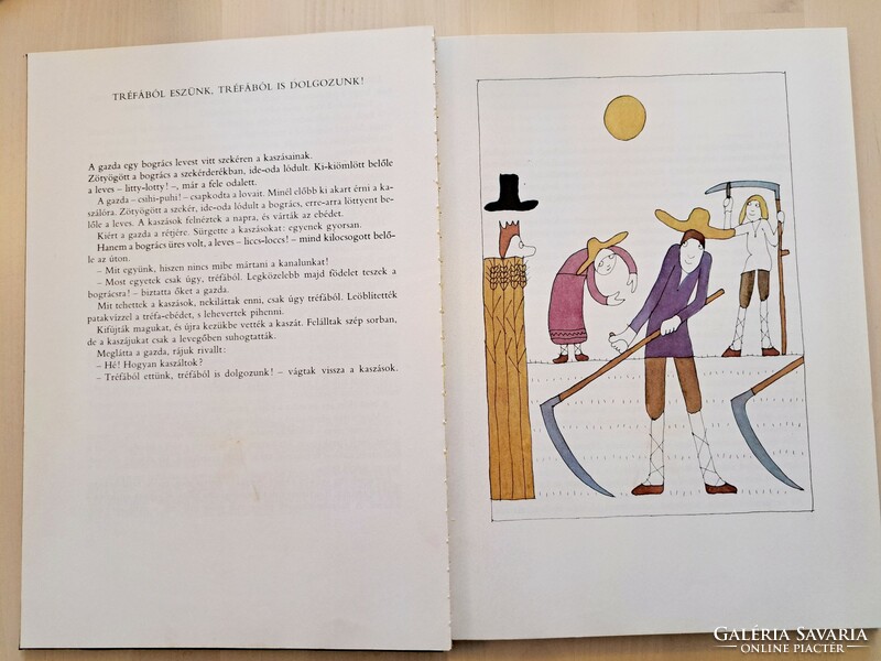 Öregapó's gauntlet - Latvian folk tales, retro storybook