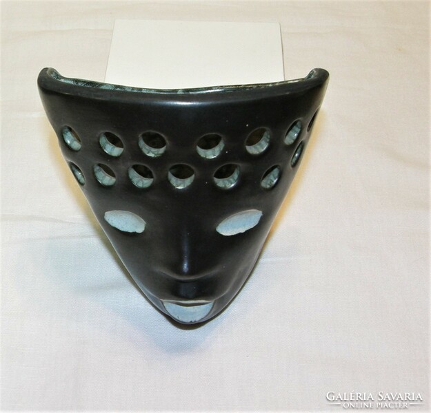Retro applied art wall mask - vase