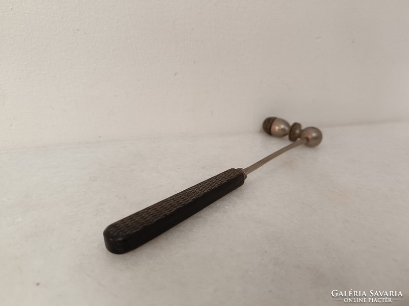 Antique medical device neurologist tool hammer reflex hammer 217 7580