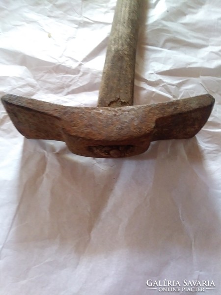 Scythe hammer made of old forged iron