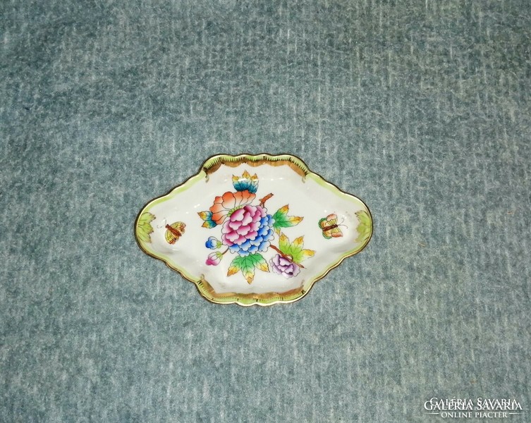 Herend porcelain Victorian ashtray 8.5 * 12.5 cm ((h-1)