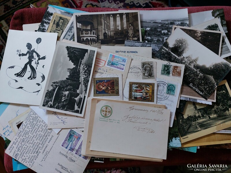 Antik/vintage képeslapok, városképek, levelezőlapok 1930-1970