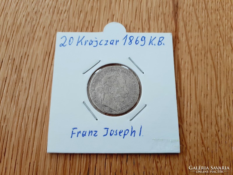 József Ferenc 20 Krajcár 1869 nail mine