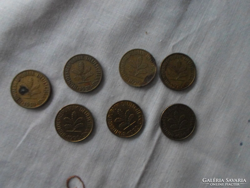Német pénz – érme, 10 Pfennig (F, Stuttgart)