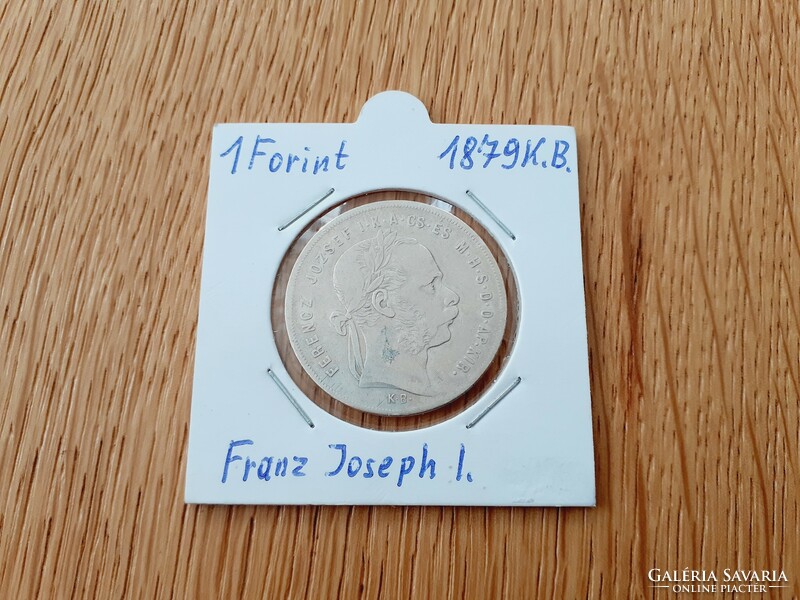 Ferenc József 1 Forint 1879, Körmöcbánya. 2,