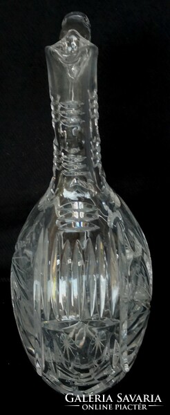 Dt/299 – incised lead crystal glass jug