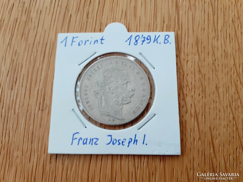 József Ferenc 1 forint 1879, Körmöcbanya. 1,