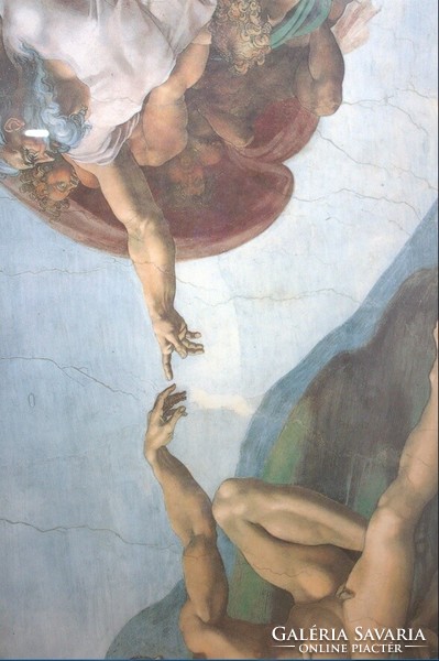 Michelangelo: Creation of Adam - reproduction