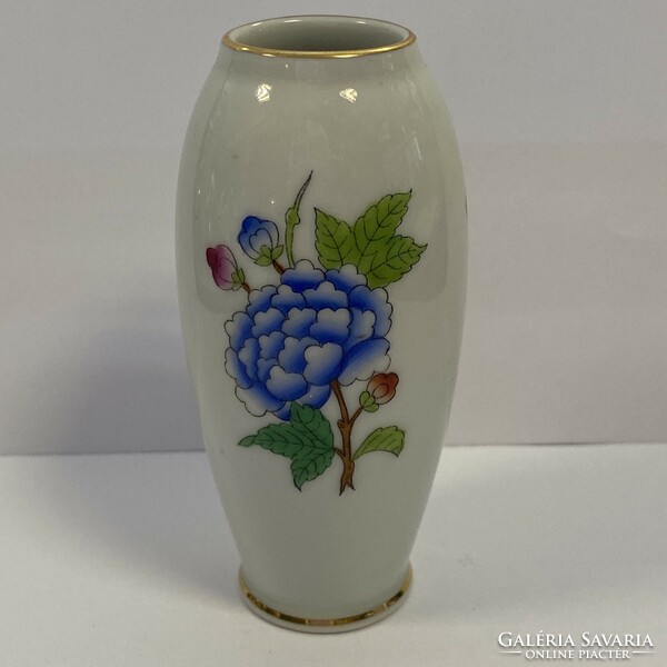 Antik Herendi mini porcelán váza