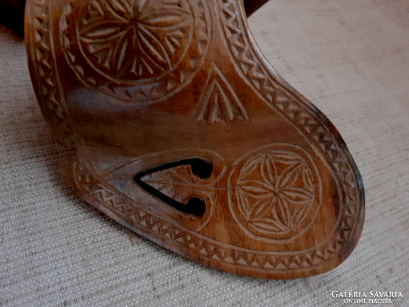 A gift for a discerning folk carved drinker with a carved shoe