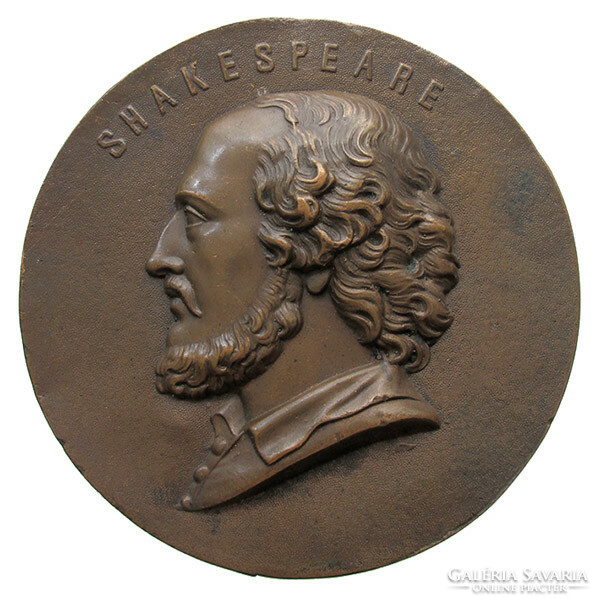 William Shakespeare plaque /galvano/