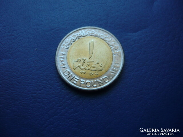 Egypt 1 pound / one pound 2021 to grow old decently! Bimetal! Rare!