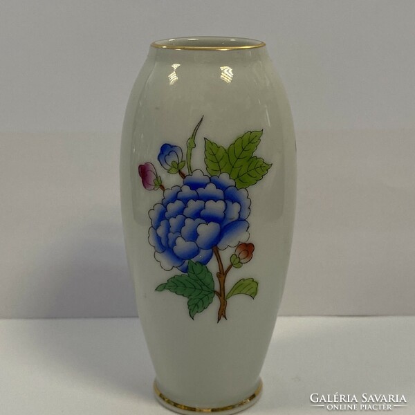 Antik Herendi mini porcelán váza