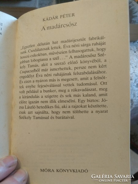 Kádár Péter: A madárcsősz, Alkudható