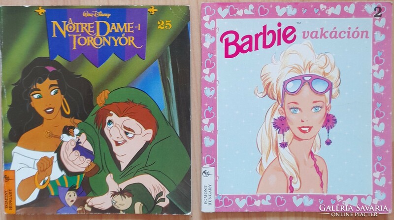 Disney 1 db - Barbie 1 db könyvecske