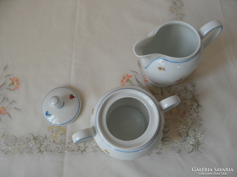 Bavaria porcelain sugar bowl and spout