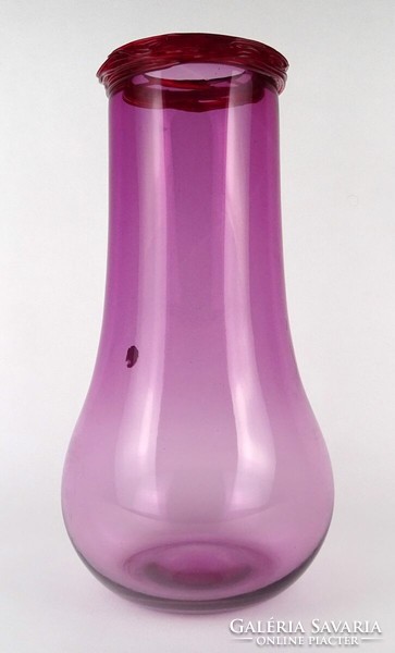 1O244 large murano palladio blown glass vase 33.5 Cm