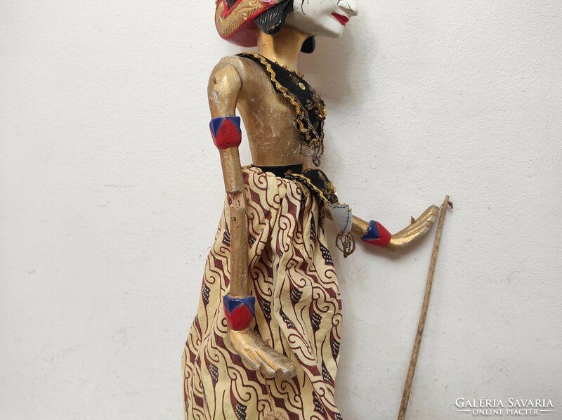 Antique puppet Indonesia Indonesian Javanese typical Jakarta batik costume marionette 581 7572