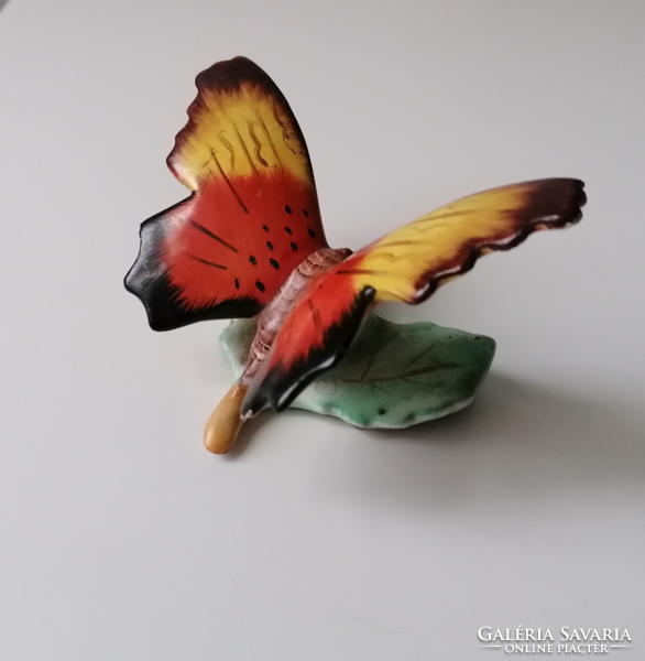 Nagyobb kerámia pillangó, lepke, 11cm