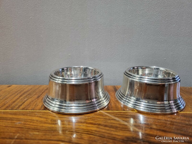 Pair of Diana silver spice holders with Pest hallmark 88g